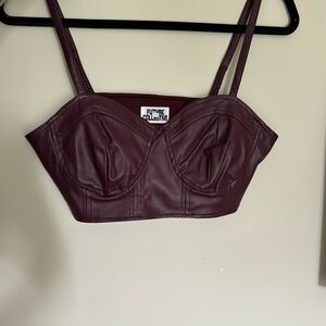 Women’s Future Collective (TJ Maxx) cropped tank top, thin straps; S